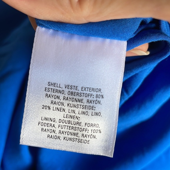 Anthropologie Maeve Alyssa MIDI Blue Floral Skirt 8 - Picture 15 of 16